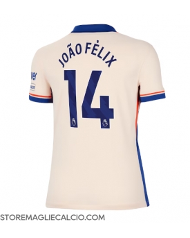 Chelsea Joao Felix #14 Maglia Gara Trasferta Repliche 2024-25 Donna